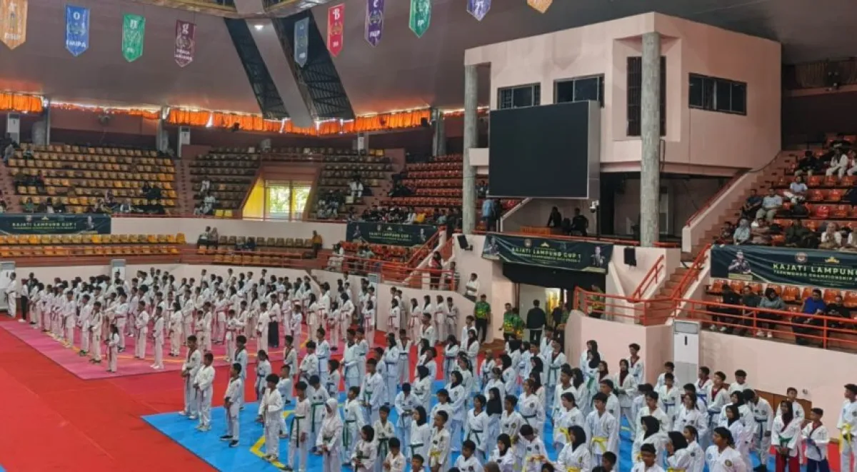 Mahasiswa PBSI Mengukir Prestasi Juara 1 Kyourugi U-53 Kajati Lampung Cup 1 Taekwondo Championship 2025 grade C Nasional